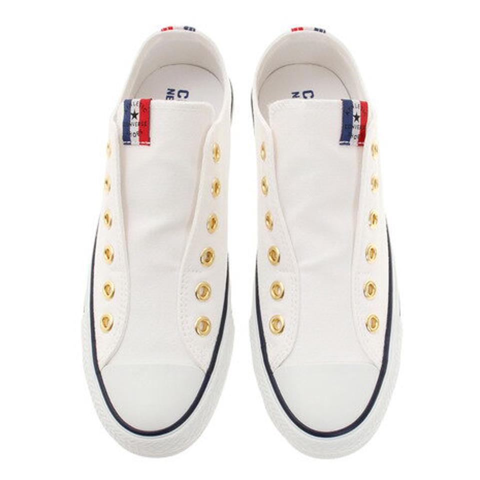 コンバース（CONVERSE） スニーカー キャンパスシューズ ネクスター NEXTAR110 TC SLIP OX 38000490 21SS ホワイト 白 通学 学生 （レディース）