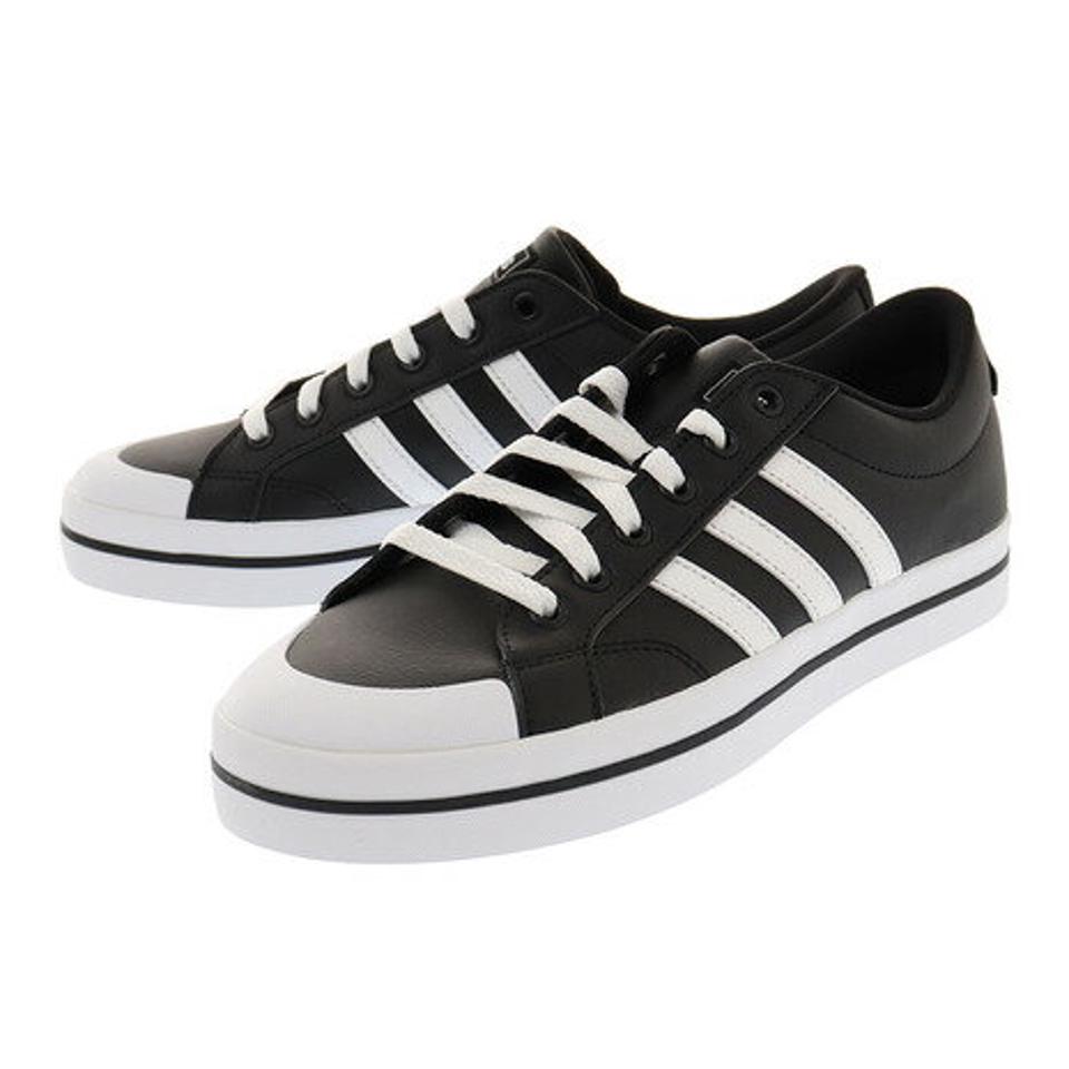 アディダス（adidas） ブラバダスケート 黒 ブラック ホワイト FW2888 スポーツシューズ スニーカー 運動靴 カジュアル 通学 通勤 シンプル （メンズ）
