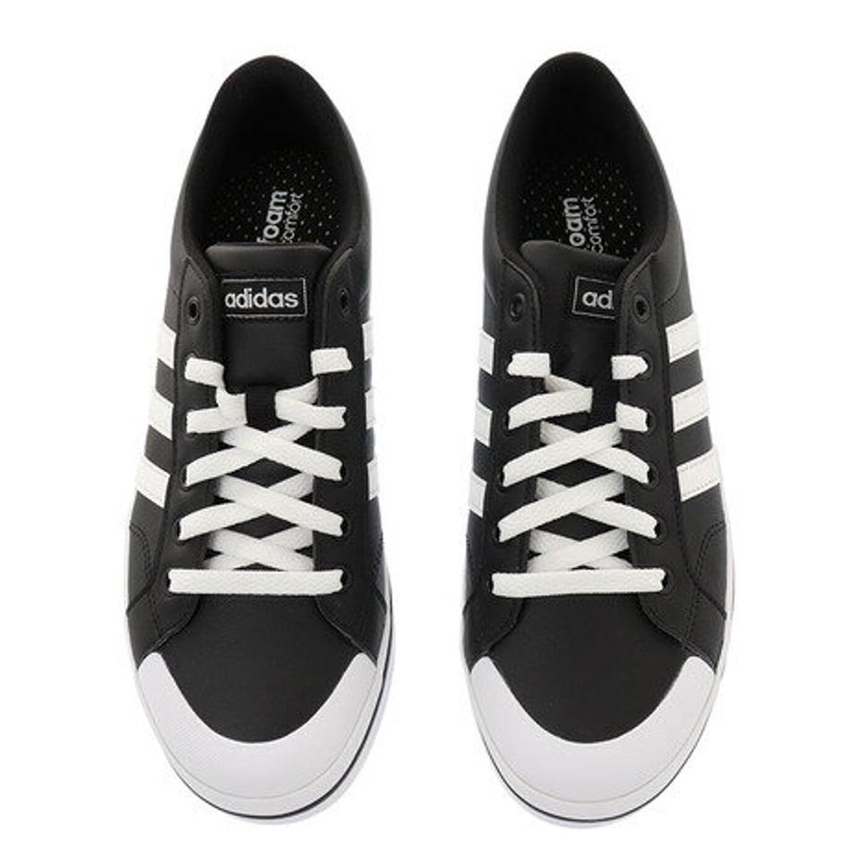 アディダス（adidas） ブラバダスケート 黒 ブラック ホワイト FW2888 スポーツシューズ スニーカー 運動靴 カジュアル 通学 通勤 シンプル （メンズ）