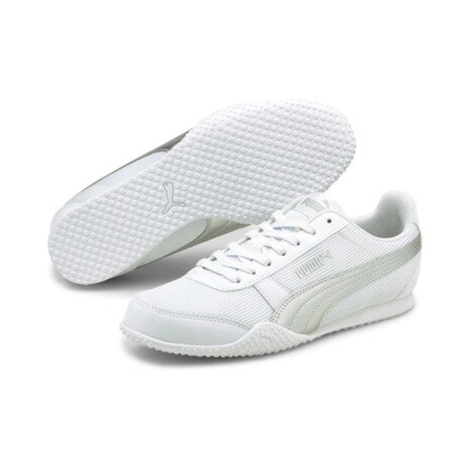 プーマ（PUMA） スニーカー スポーツシューズ ベラ メタリック FS 38107602 白 ホワイト 通学 学生 （レディース）