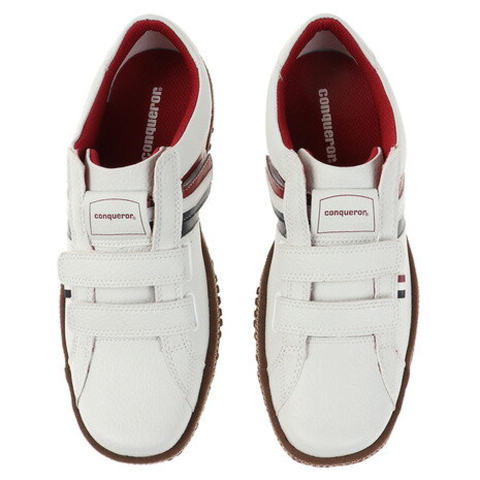 コンカラー(conqueror)(メンズ)カジュアルシューズ ブリーズ 2 WHITE TRICOLOR