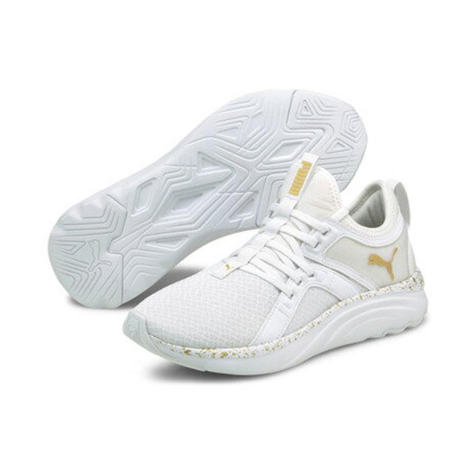 プーマ（PUMA） スニーカー スポーツシューズ SOFTRIDEソフィアシマー 19522302 白 ホワイト 通学 学生 （レディース）