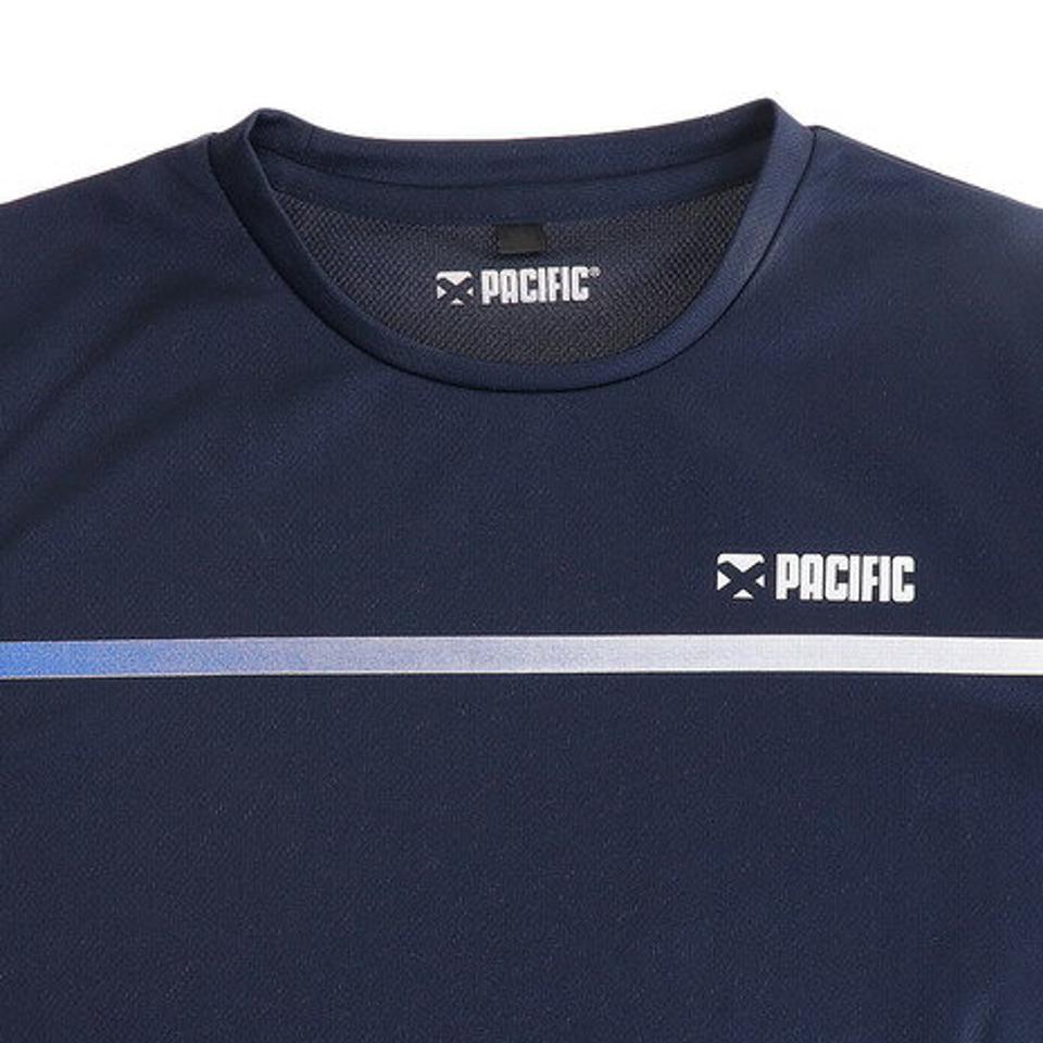パシフィック（PACIFIC） テニス ドライプラス 長袖シャツ PT19FJ055 NVY （キッズ）