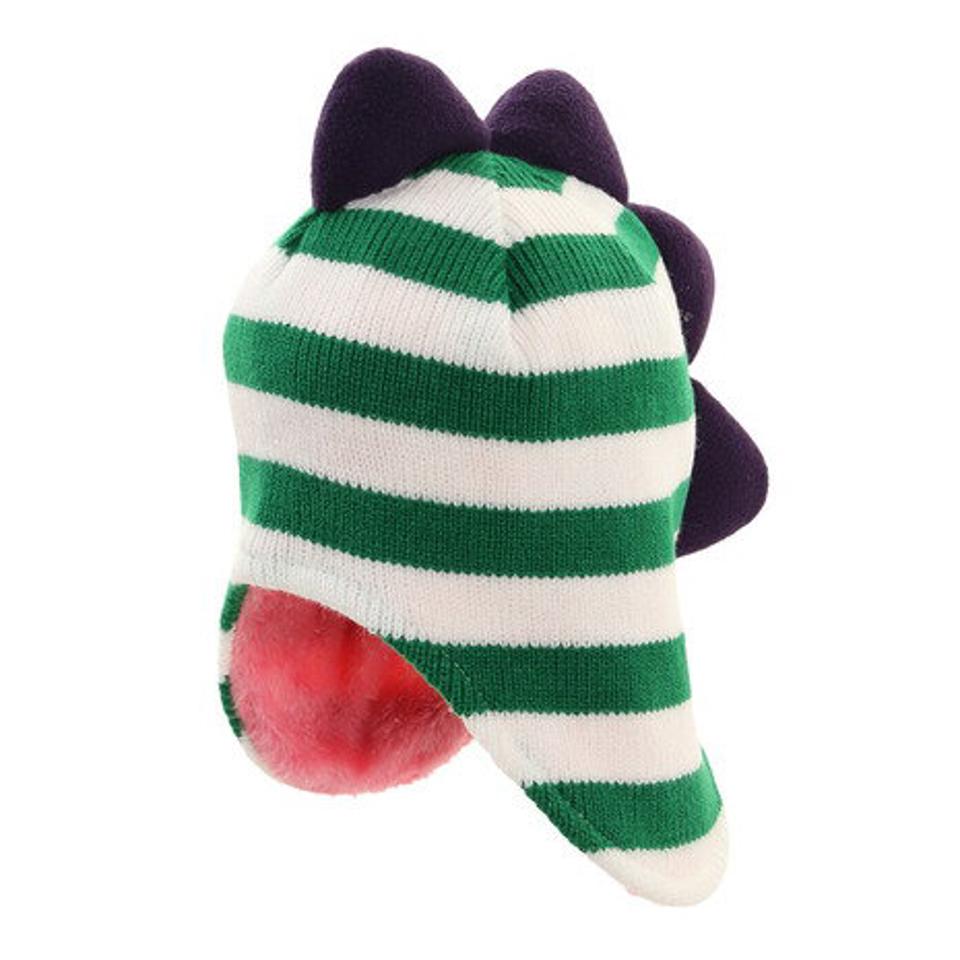 その他ブランド（OTHER BRAND）（キッズ）ジュニア 恐竜ニットキャップ 899NN1ST2683 GRN