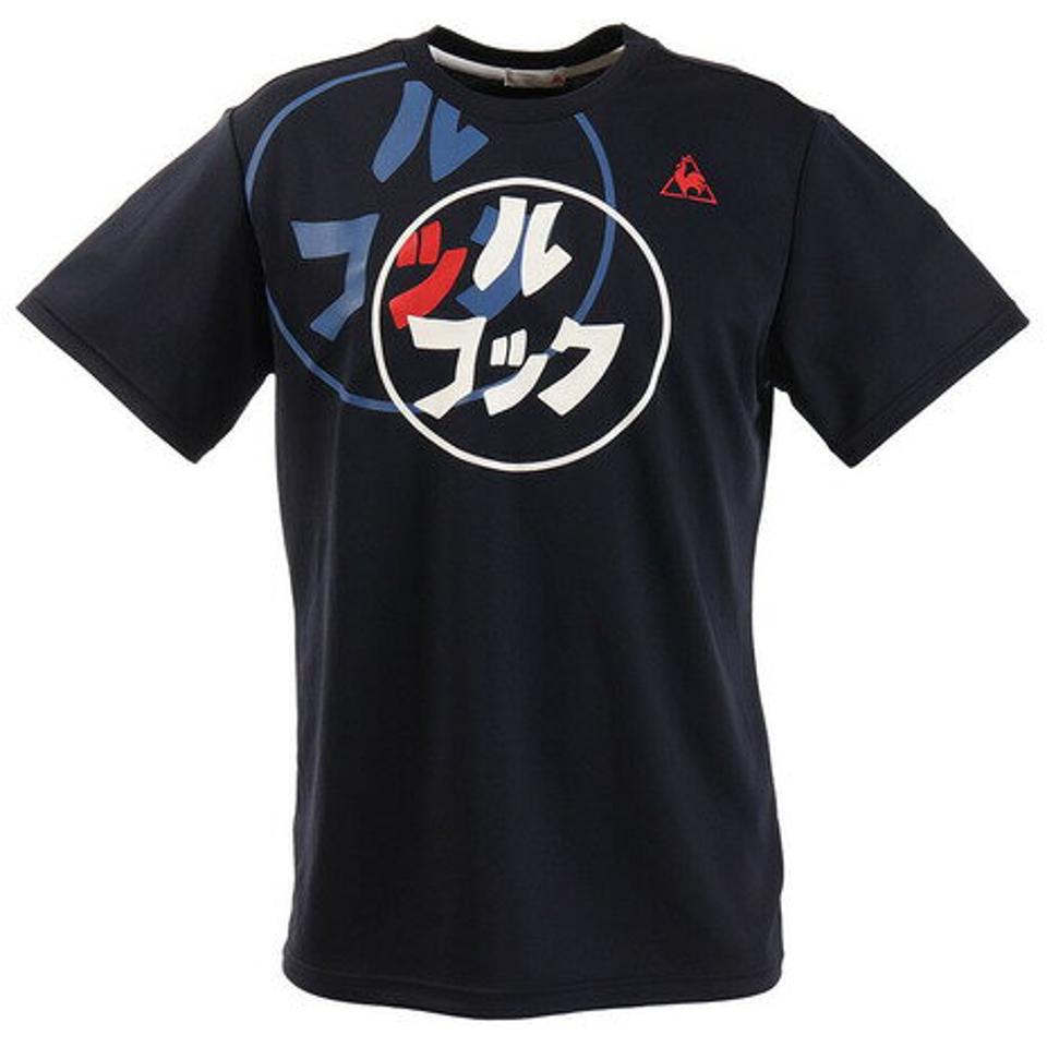 【10％OFFクーポン 3/15まで】ルコック スポルティフ（Lecoq Sportif）（メンズ）半袖シャツ QMMPJA10XB NVY