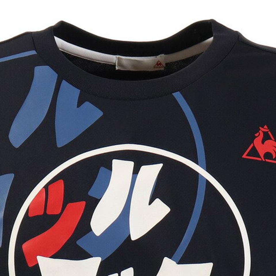 【10％OFFクーポン 3/15まで】ルコック スポルティフ（Lecoq Sportif）（メンズ）半袖シャツ QMMPJA10XB NVY