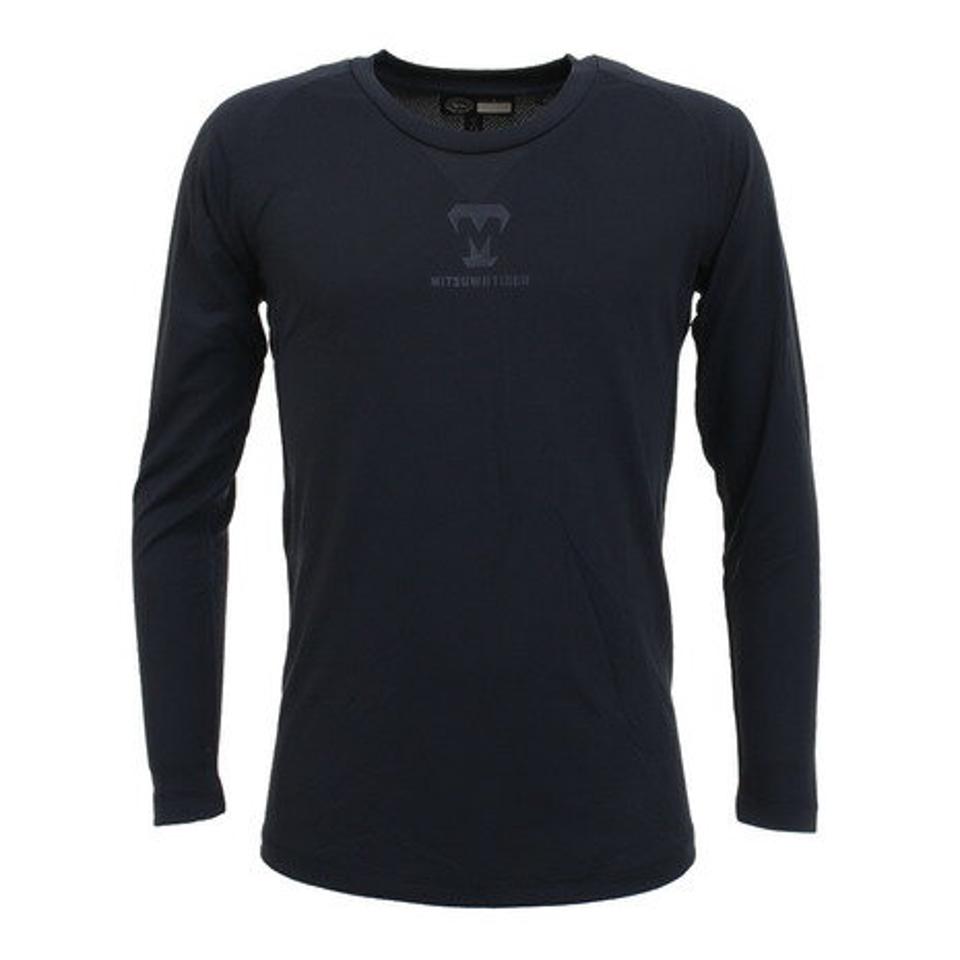 美津和タイガー（mitsuwa-tiger）（メンズ） 野球 アンダーシャツ セミフィット ラウンドネック 長袖 インナー シャツ MT7HSA59