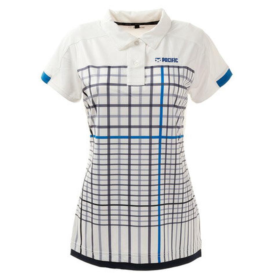 パシフィック（PACIFIC） テニス ドライプラス RAPTOR AIR ポロシャツ C PT20SW413 WHTNVY （レディース）