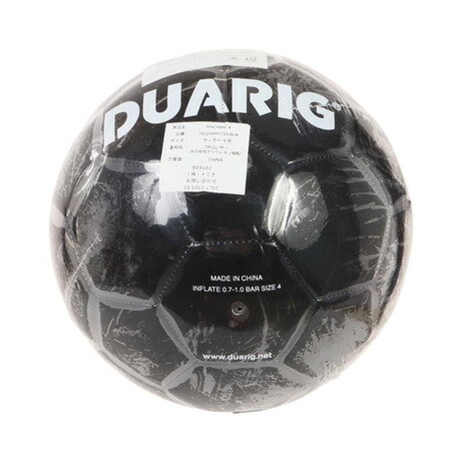 デュアリグ（DUARIG） サッカーボール 4号球 (小学校用) ジュニア MACHINE マシンステッチ 781D9IM5718 BLK 自主練