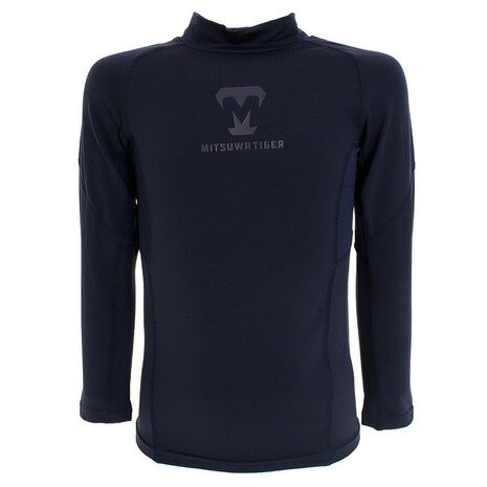 【30%OFFクーポン！期間限定12日迄まで】美津和タイガー（mitsuwa-tiger） 野球 アンダーシャツ ジュニア ヒートアンダー 長袖 ハイネック インナー シャツ MT7GSJ27-048 防寒 （キッズ）