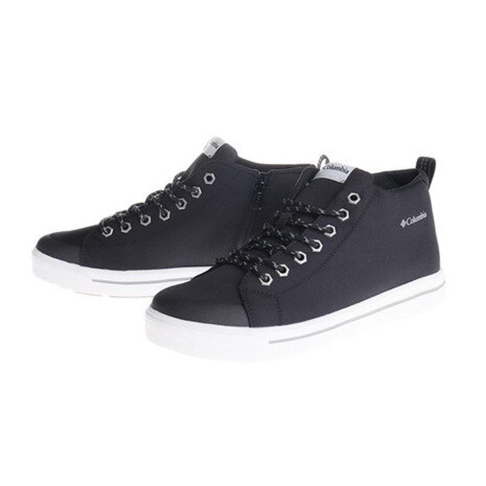 コロンビア（Columbia） 防水 スニーカー レインシューズ ホーソンレイン2 ウォータープルーフ YU0316 034 黒 （メンズ、レディース）