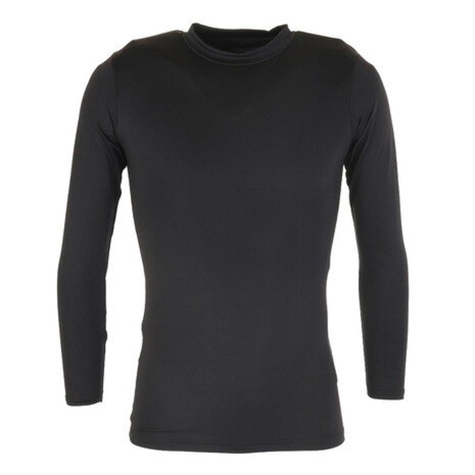 【2点以上購入で10%OFFクーポン有 4/21迄】エックスティーエス（XTS） 野球 アンダーシャツ ストレッチ 丸首 長袖 インナー シャツ 723G6ES4167 黒 （メンズ）