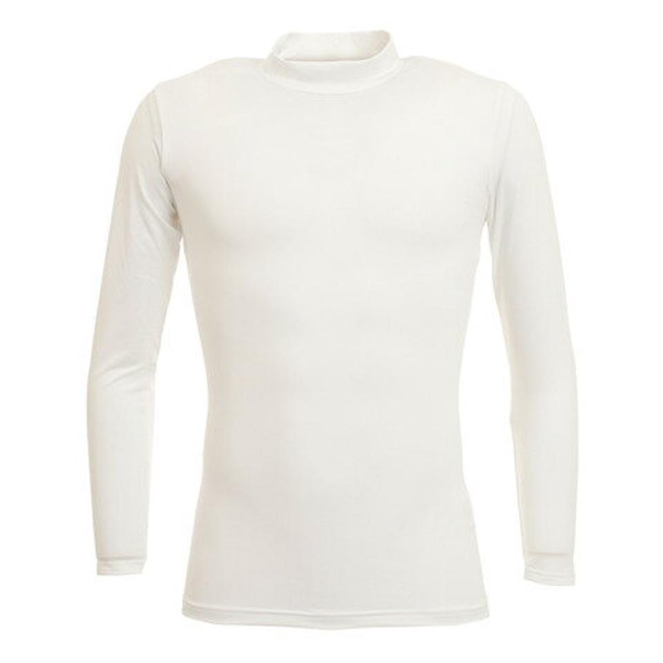 エックスティーエス(XTS) 野球 アンダーシャツ ストレッチ ハイネック 長袖 インナー シャツ 723G6ES4166 白 (メンズ)
