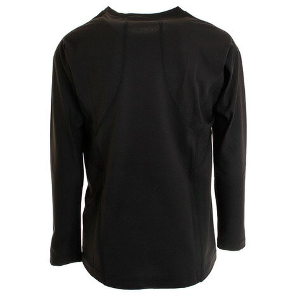 デサント(DESCENTE) 野球 アンダーシャツ ジュニア 丸首 長袖 インナー シャツ JSTD-771 黒 (キッズ)