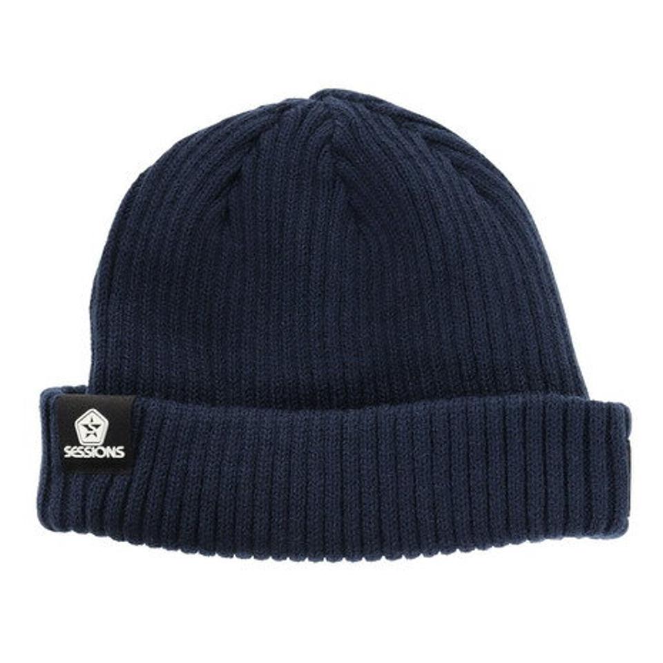 【10/15 24h限定 エントリー＆対象3店舗買い回りで最大P10倍！】セッションズ（SESSIONS）（メンズ）プレーンフィッシャーマンキャップ 218184 NVY 防寒