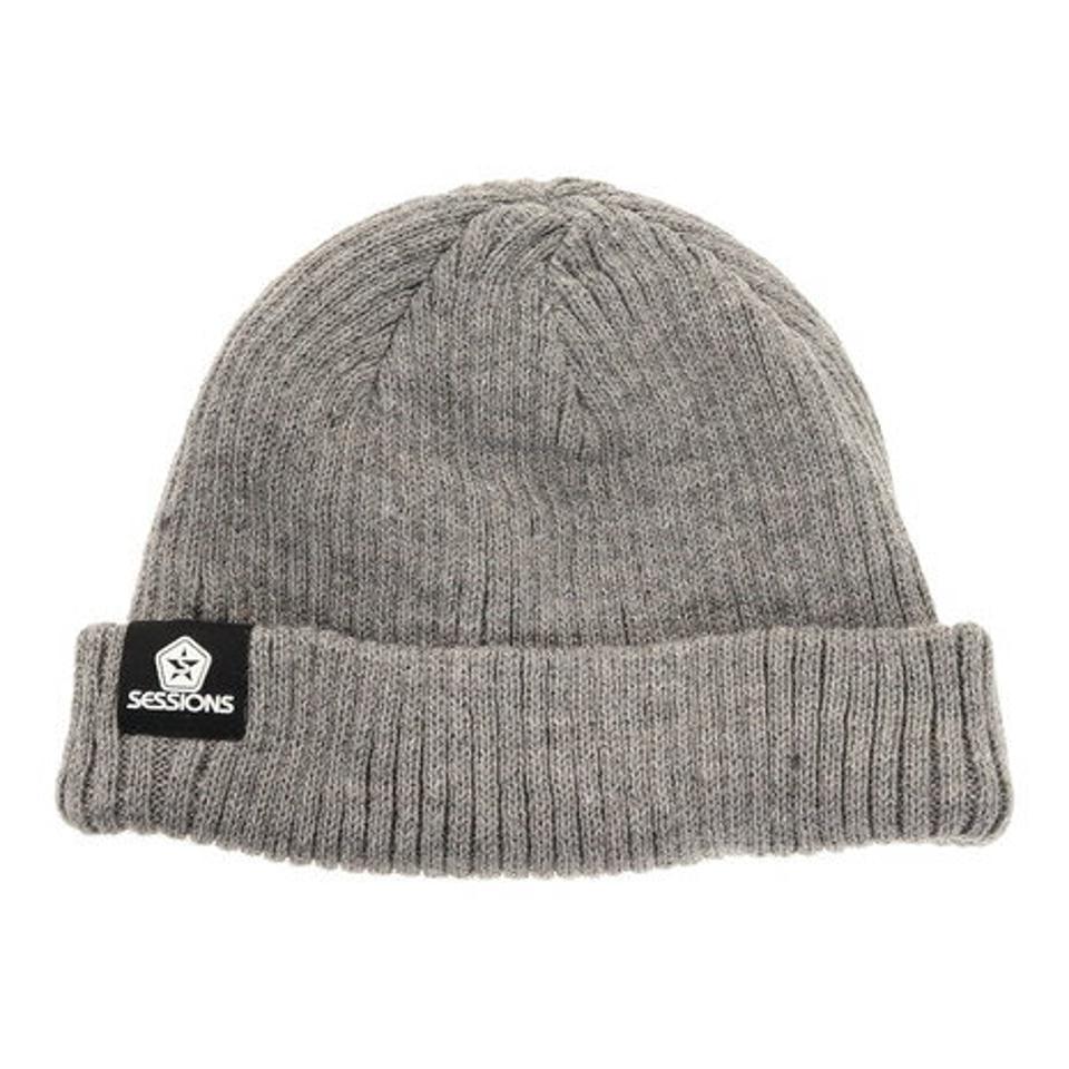 【10/15 24h限定 エントリー&対象3店舗買い回りで最大P10倍!】セッションズ(SESSIONS)(メンズ)プレーンフィッシャーマンキャップ 218184 GRY 防寒