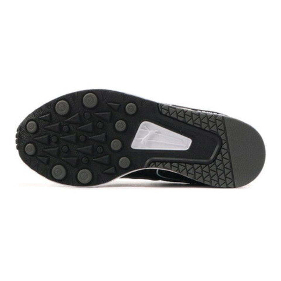 プーマ（PUMA）（キッズ） ジュニア ランニングシューズ 黒 青 スピードモンスター PL ブルー ブラック 195364 スニーカー