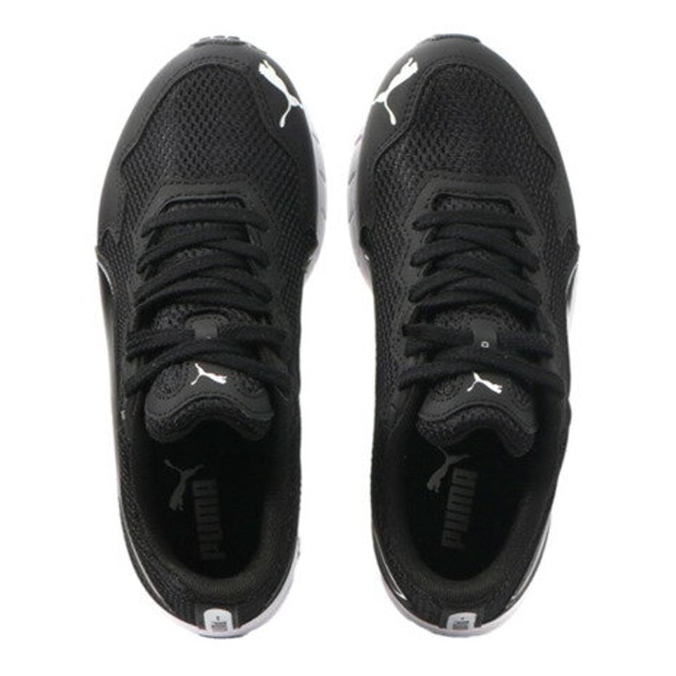 プーマ（PUMA）（キッズ） ジュニア ランニングシューズ 黒 青 スピードモンスター PL ブルー ブラック 195364 スニーカー