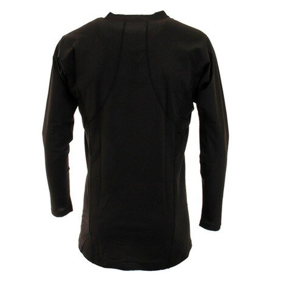デサント(DESCENTE) 野球 アンダーシャツ 丸首 長袖 インナー シャツ STD-771 黒 (メンズ)