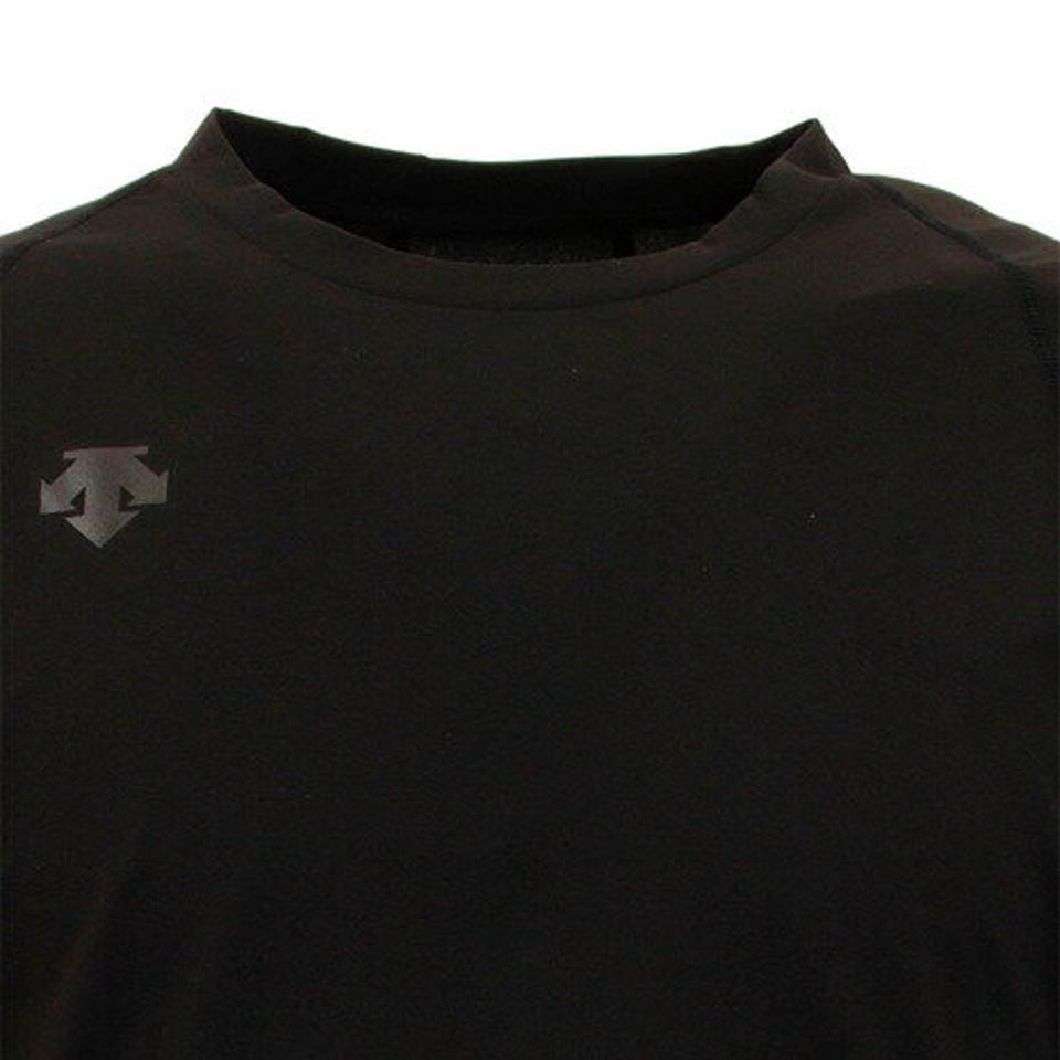 デサント(DESCENTE) 野球 アンダーシャツ 丸首 長袖 インナー シャツ STD-771 黒 (メンズ)