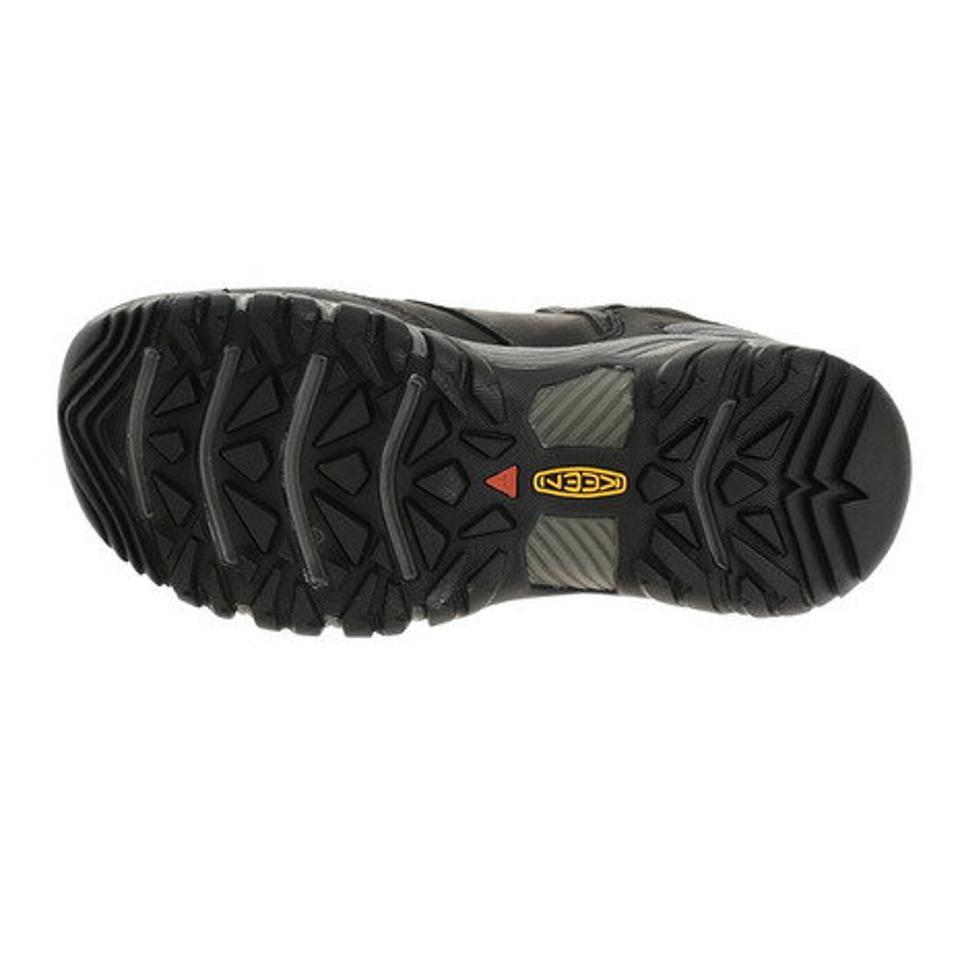 キーン(KEEN)(メンズ)リッジフレックスウォータープルーフ ブラックマグネット1024916 防水ハイキングシューズ 登山靴 アウトドア キャンプ スポーツ 軽量