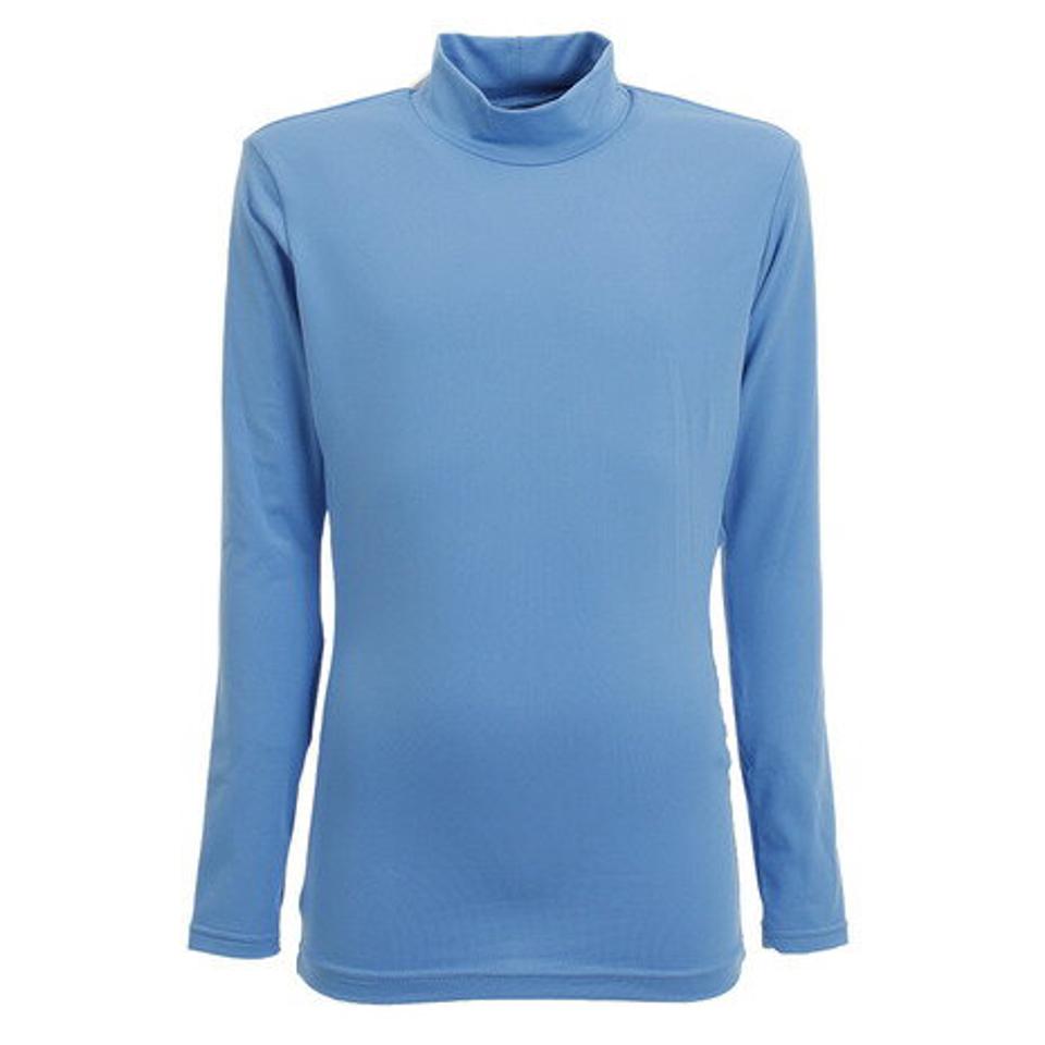 パフォーマンスギア(PG) サッカー ジュニア インナー ストレッチハイネック長袖 シャツ 742PG9ES4531 サックス 水色 (キッズ)