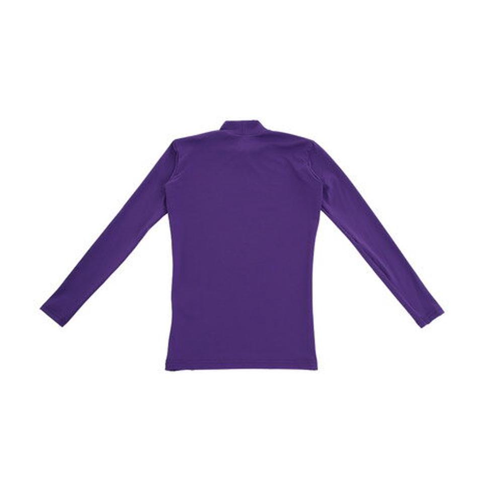 【2点以上購入で10%OFFクーポン有 4/21迄】パフォーマンスギア(PG) サッカー ジュニア インナー ストレッチハイネック長袖 シャツ 742PG9ES4531 紫 (キッズ)