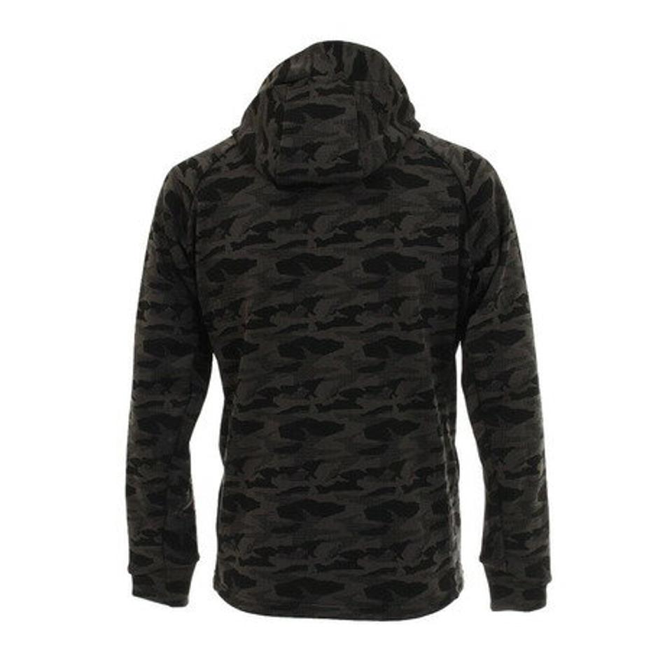 デサント（DESCENTE） ダブルフェイススウェット フルジップパーカー DMMQJF22 BK （メンズ）