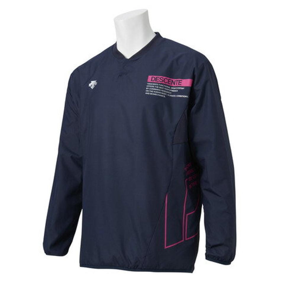 デサント（DESCENTE） バレーボールウェア ウォーマージャケット DVUSJF30 NV （メンズ）