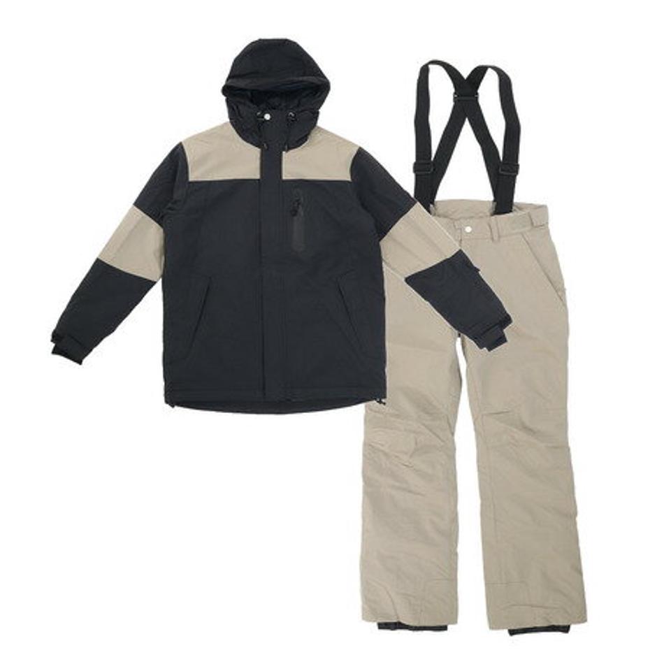 エアボーン(ARBN)(レディース)STYLISHL スキーウェア 上下セット スーツ AB23WW1343 BLK