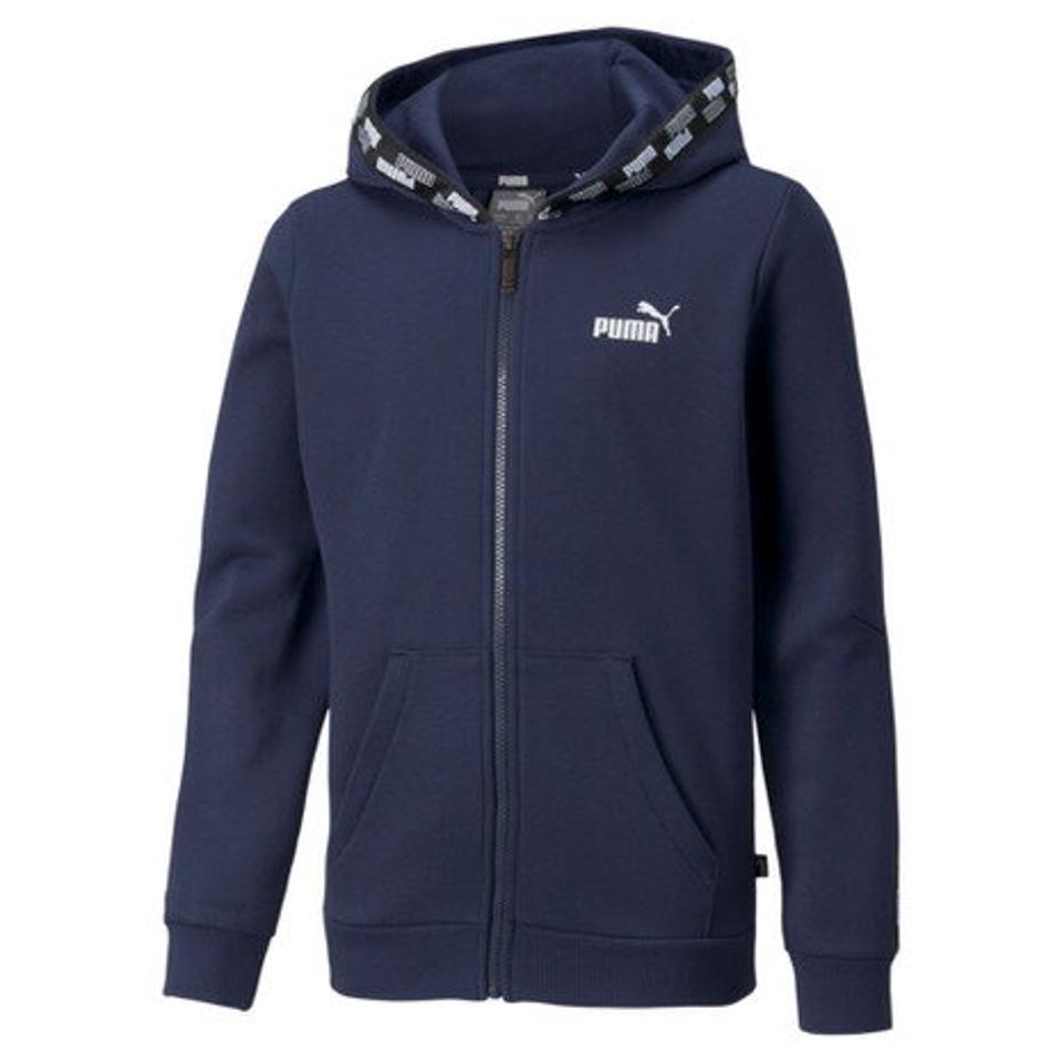 プーマ（PUMA） キッズ POWER テープフーデッドジャケット FL 846581 06 NVY （キッズ）
