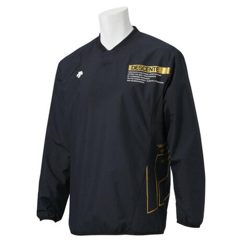 デサント（DESCENTE） バレーボールウェア ウォーマージャケット DVUSJF30 BK （メンズ）