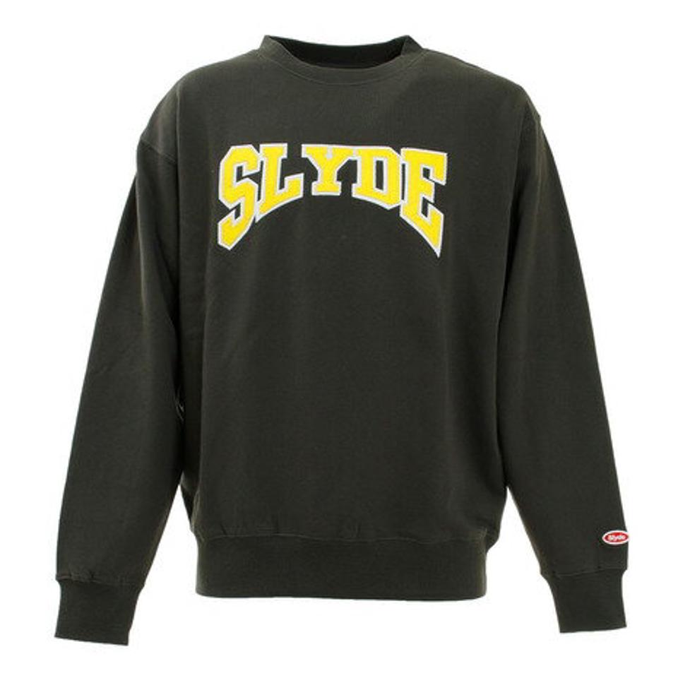 スライド（SLYDE） COLLEGE ロゴスウェット sl2021aw003-BLK （メンズ）