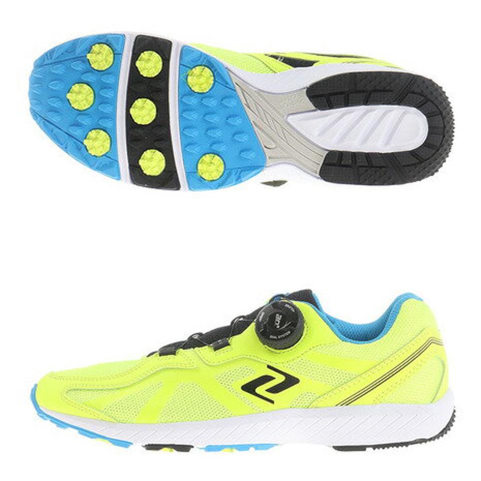 ジローム（GIRAUDM）（キッズ） ジュニア スニーカー ガオスピード GAOH SPEED FL フラッシュイエロー ブラック レッド 793GM0XS5804 通学 カラフル 運動会