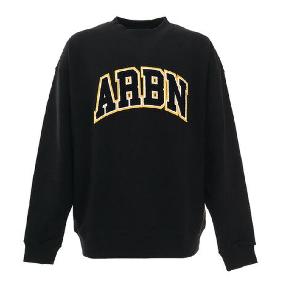 エアボーン（ARBN）（メンズ）COLLEGE ロゴ ビッグスウェット ARBN21aw-003-BLK