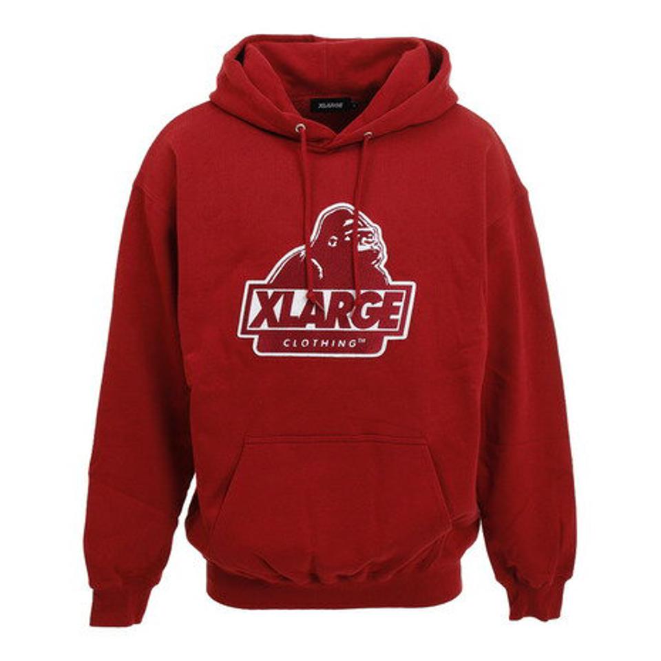 エクストララージ（XLARGE） SLANTED OG PATCHED フーディースウェット 101213012014-BURGUNDY （メンズ）