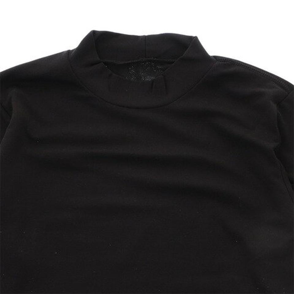 POLEWARDS(キッズ)ジュニア VIATEX 長袖ハイネックシャツ PW2LKU14BLK