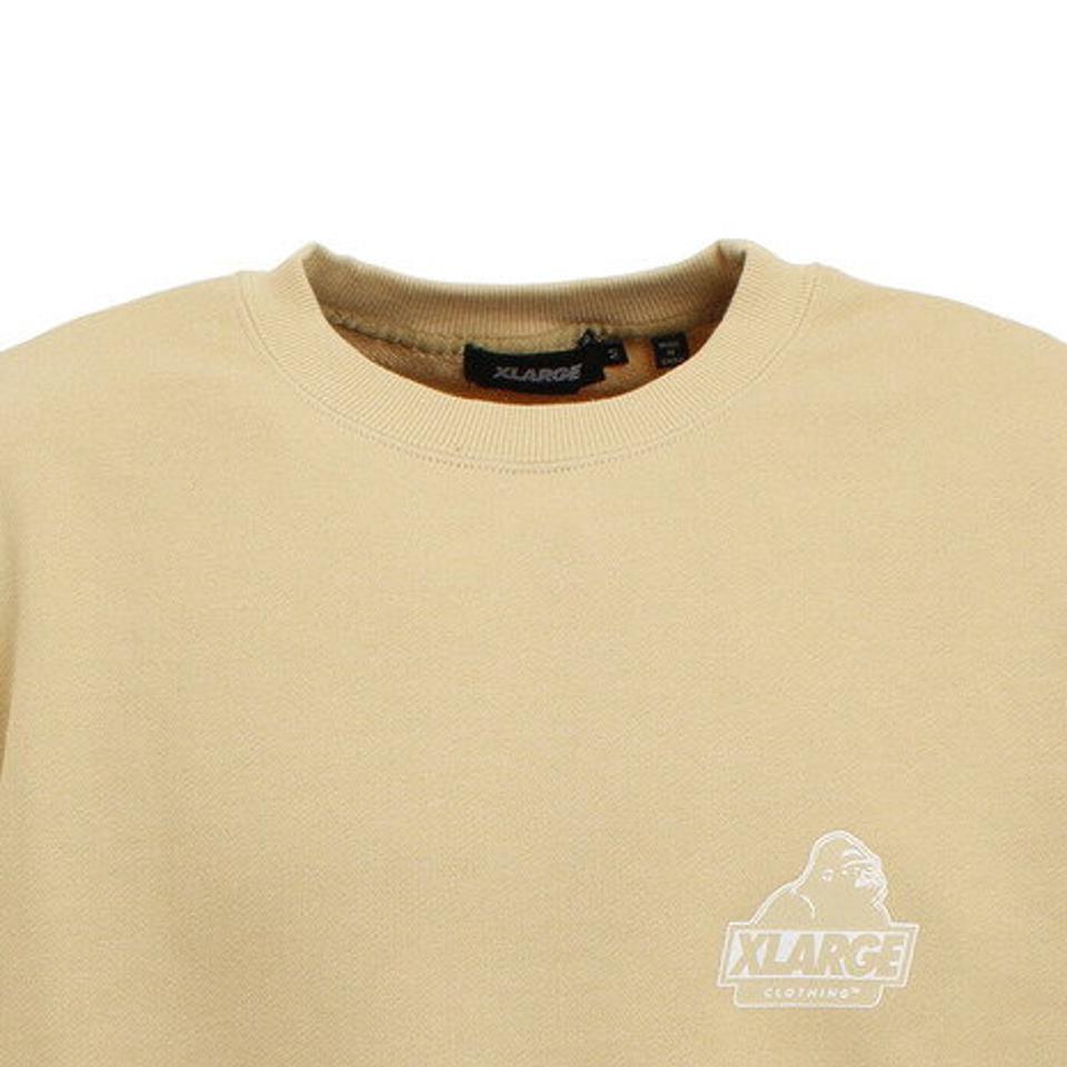 エクストララージ（XLARGE） SLANTED OG クルーネックスウェット 101213012013-BEIGE （メンズ）