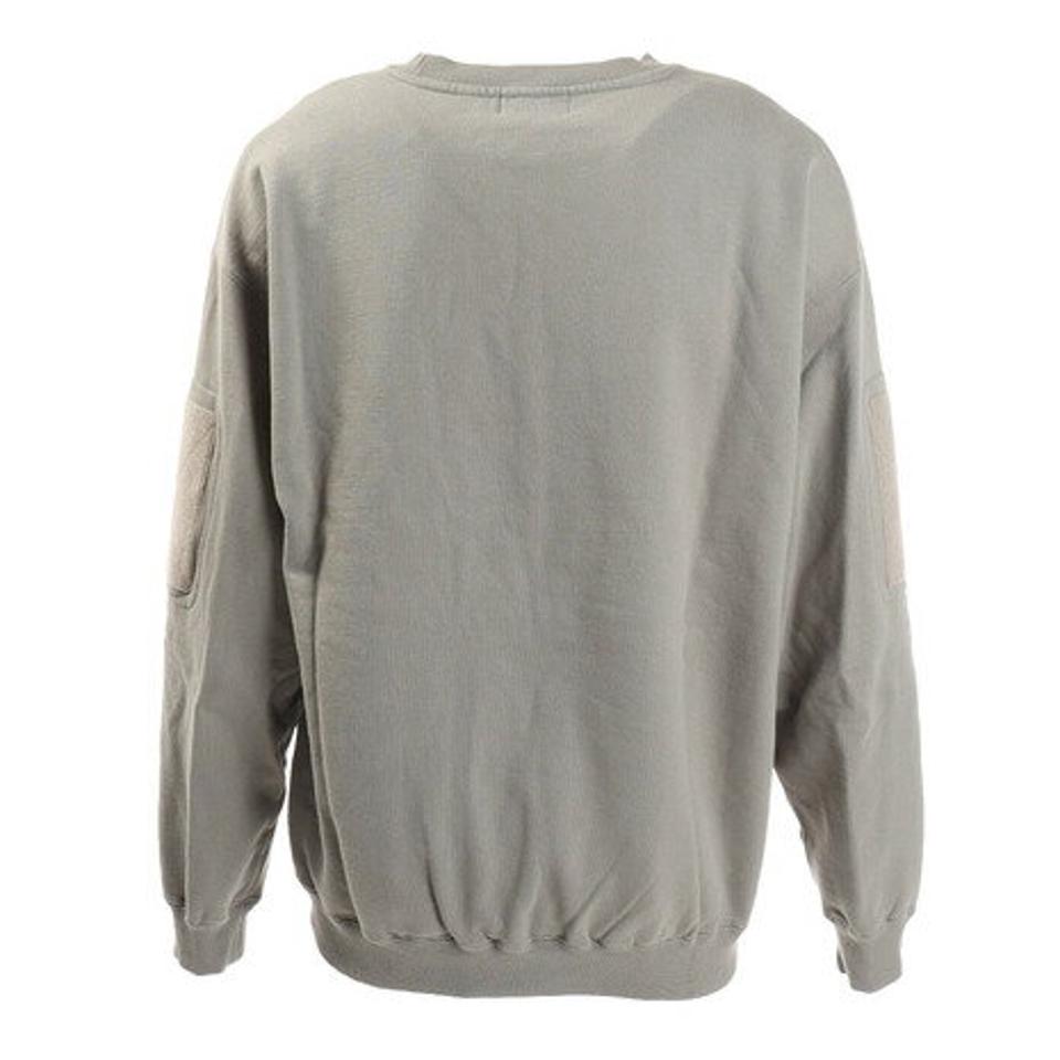 エクストララージ（XLARGE） ミリタリー クルーネックスウェット 101213012011-GREY （メンズ）