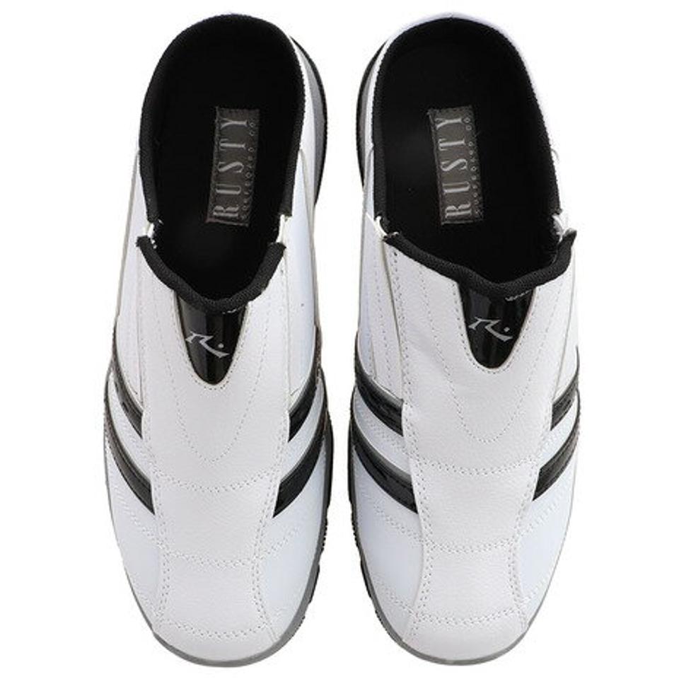 ラスティ（RUSTY） スリッポンスライド RS-255 ホワイト 白 サボサンダルサボサンダル クロッグサンダル 踵なしシューズ （メンズ）