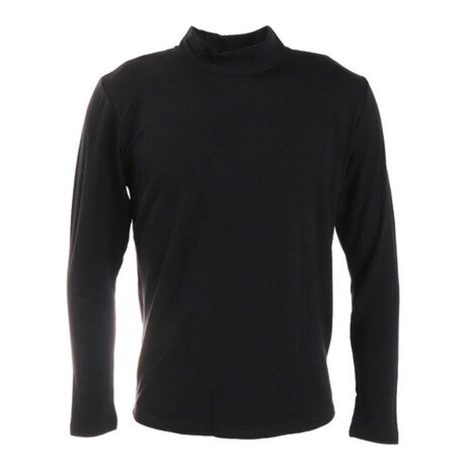 POLEWARDS(メンズ)スキー スノーボード インナー VIATEX 長袖ハイネックシャツ PW2LJU07BLK 吸湿発熱