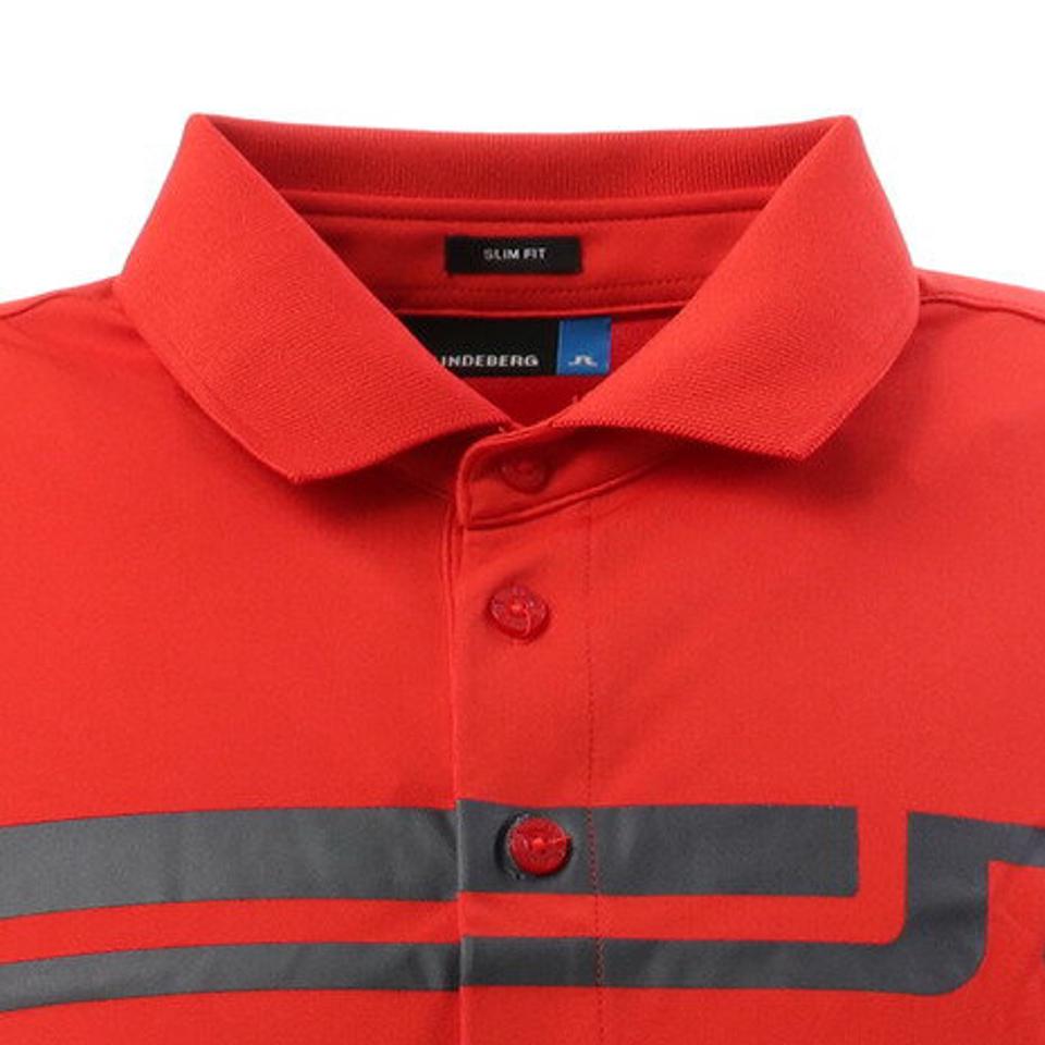 J.LINDEBERG 最安値挑戦ゴルフウェア メンズ EDDY 半袖ポロシャツ スリムフィット 071-29346-064 (メンズ)