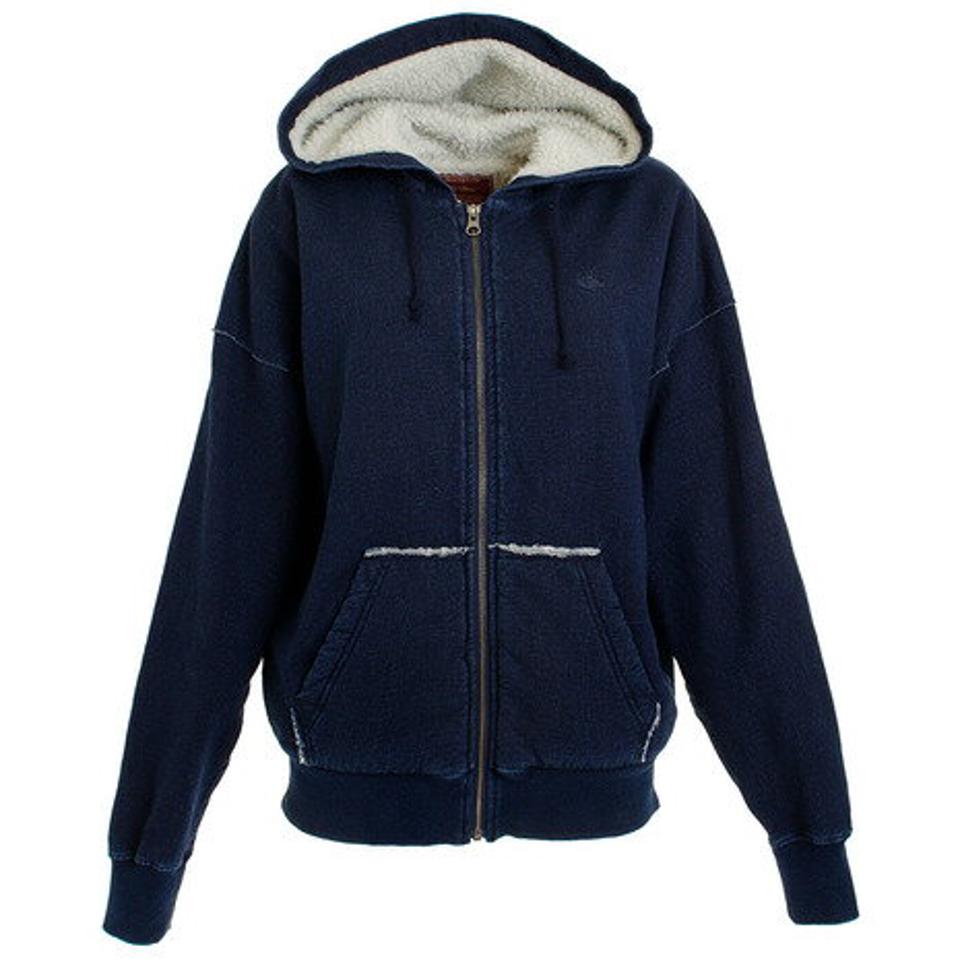 エルケクス（ELKEX） インディゴボア ジップパーカー 861EK9FQ7953IBLU オンライン価格 （レディース）