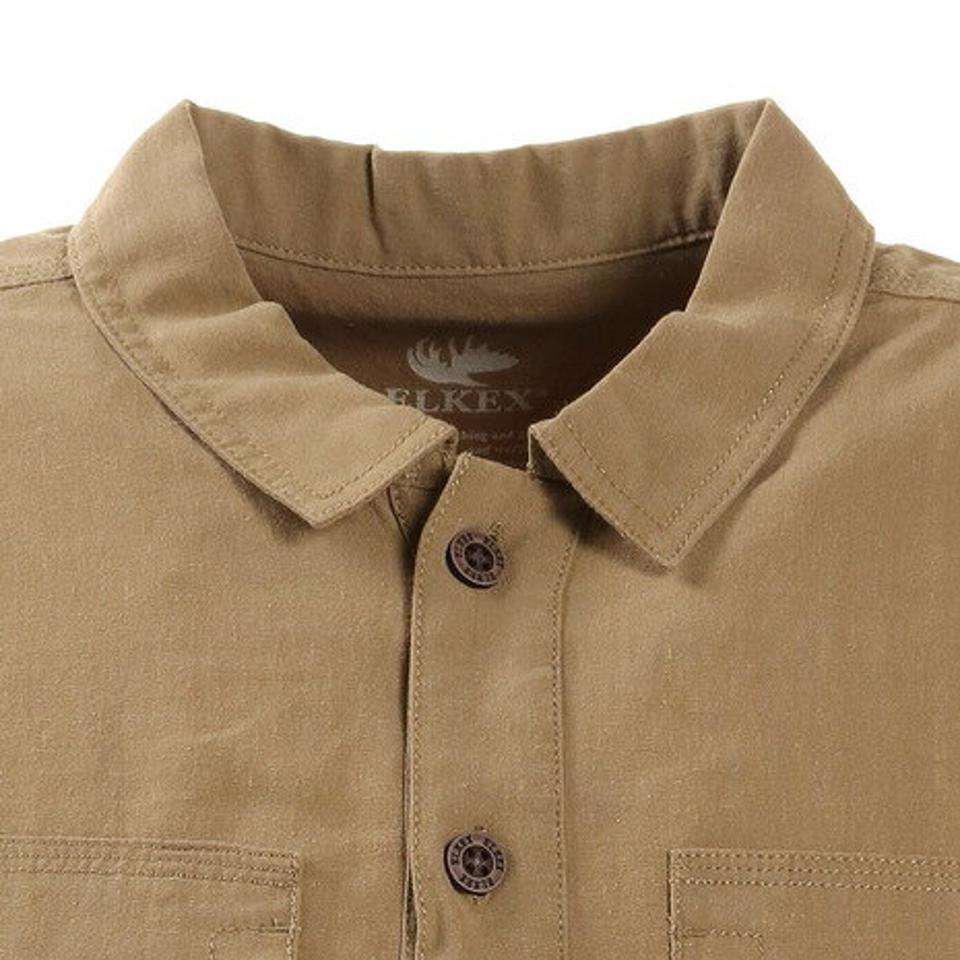 【7/17 9:59までエントリーでP5倍！】エルケクス（ELKEX）（メンズ）BIG POCKET ポロシャツ 881EK1CG6287 SBEG
