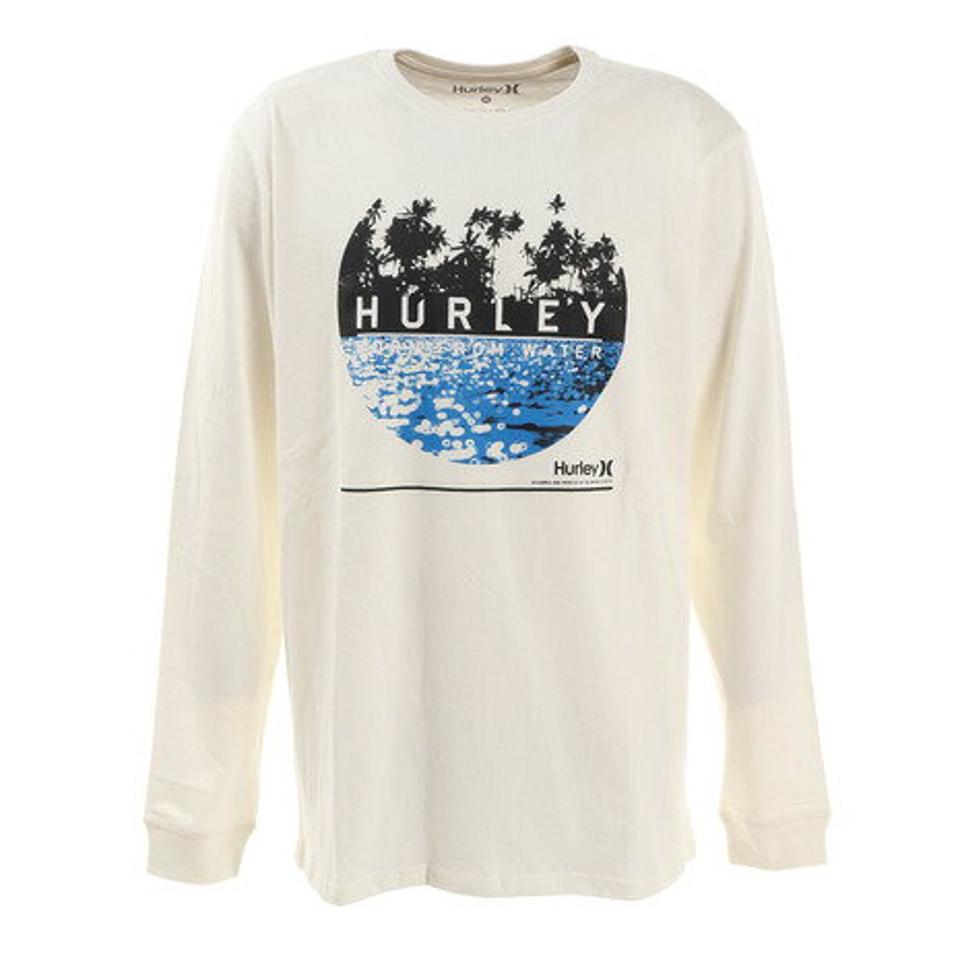 ハーレー（HURLEY） BORN FROM WATER 長袖シャツ MLS2100016-WHT （メンズ）