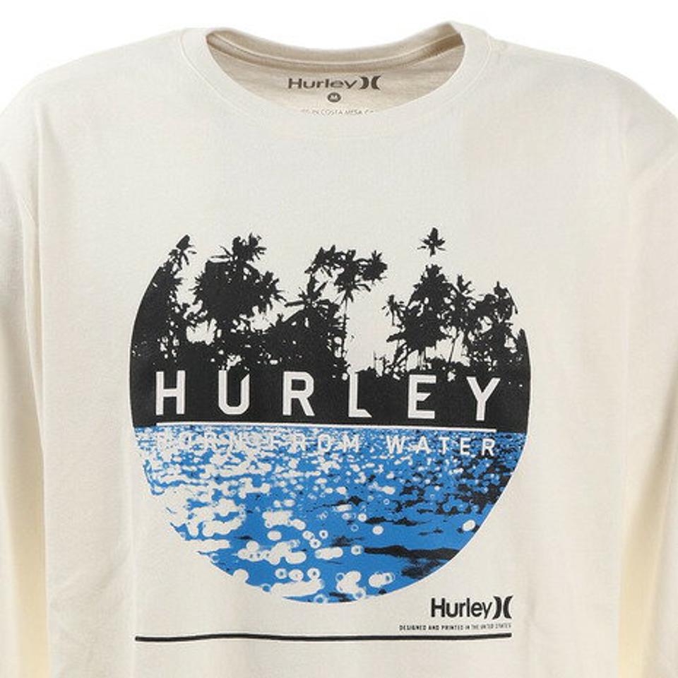 ハーレー（HURLEY） BORN FROM WATER 長袖シャツ MLS2100016-WHT （メンズ）