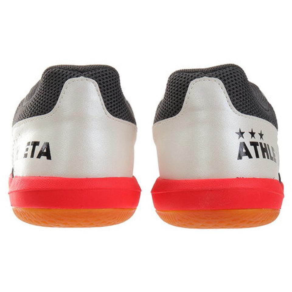 【100円OFFクーポン対象 4/28まで】アスレタ（ATHLETA） サッカーインドアトレーニングシューズ O-Rei Futsal T006 11012 WHT/RED サッカーシューズ （メンズ）