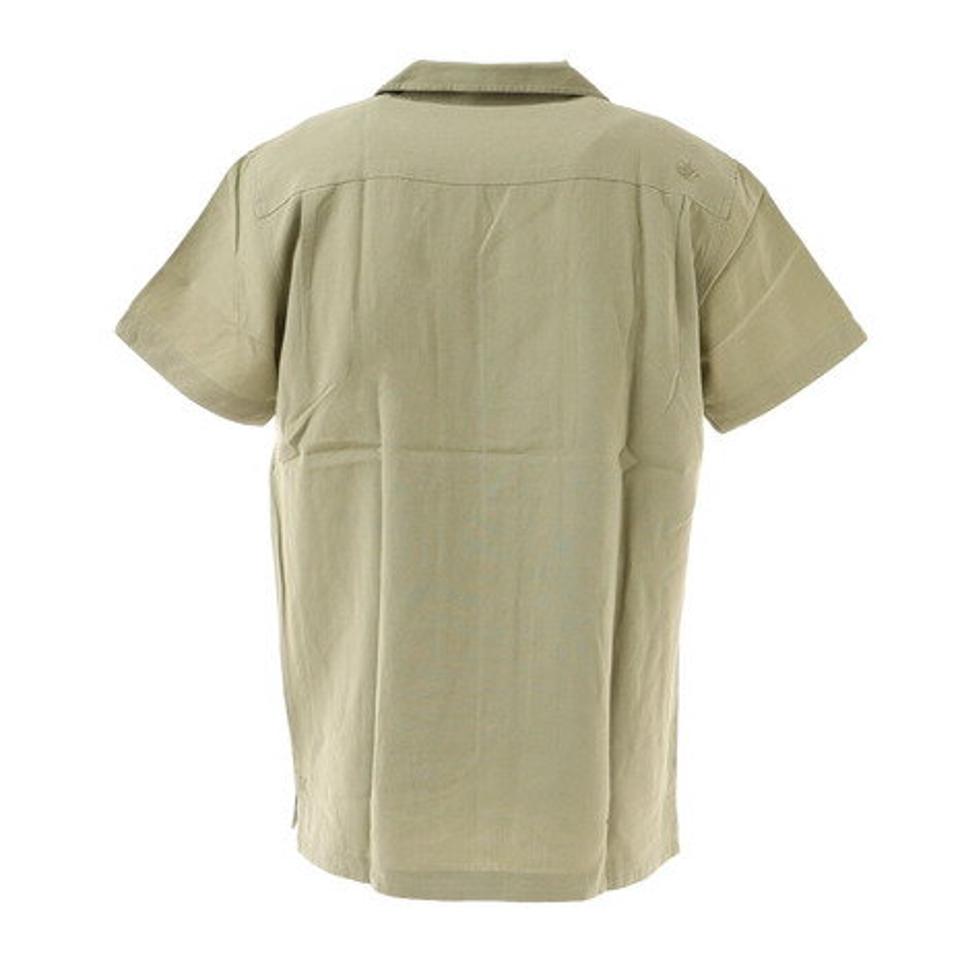 【スポーツデー エントリーでP5倍！4/3 9:59迄】エルケクス（ELKEX）（メンズ）CAMP COLLAR シャツ 881EK1CG6286 GRN