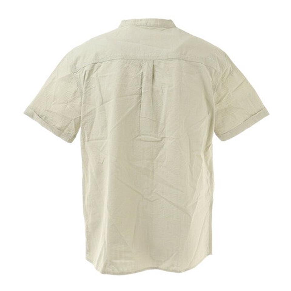 エルケクス（ELKEX） STAND COLLAR シャツ 881EK1CG6285 GRN （メンズ）