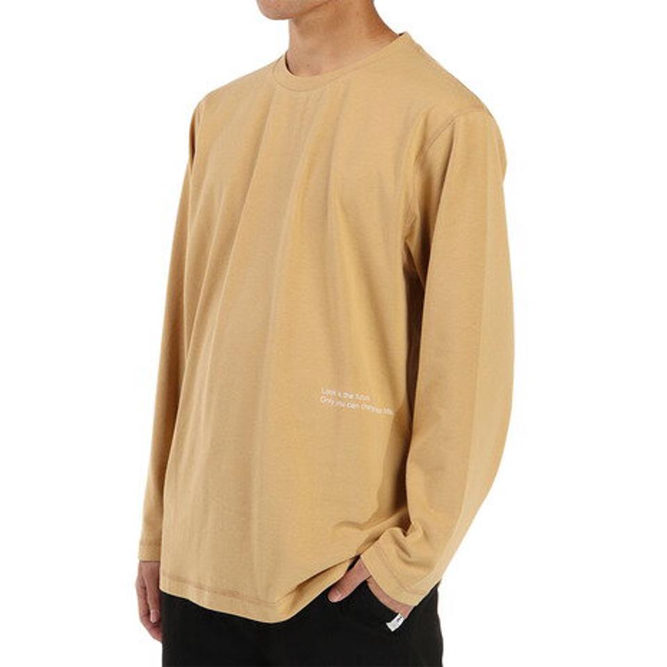 【まとめ買いクーポン対象 11/21 20:00〜11/27 23:59】エルケクス（ELKEX）（メンズ）SORONA レギュラー ロングスリーブシャツ EKM1FA3088 BEG